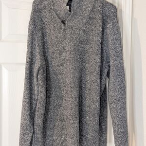 Old Navy Heather Gray Knit Cardigan